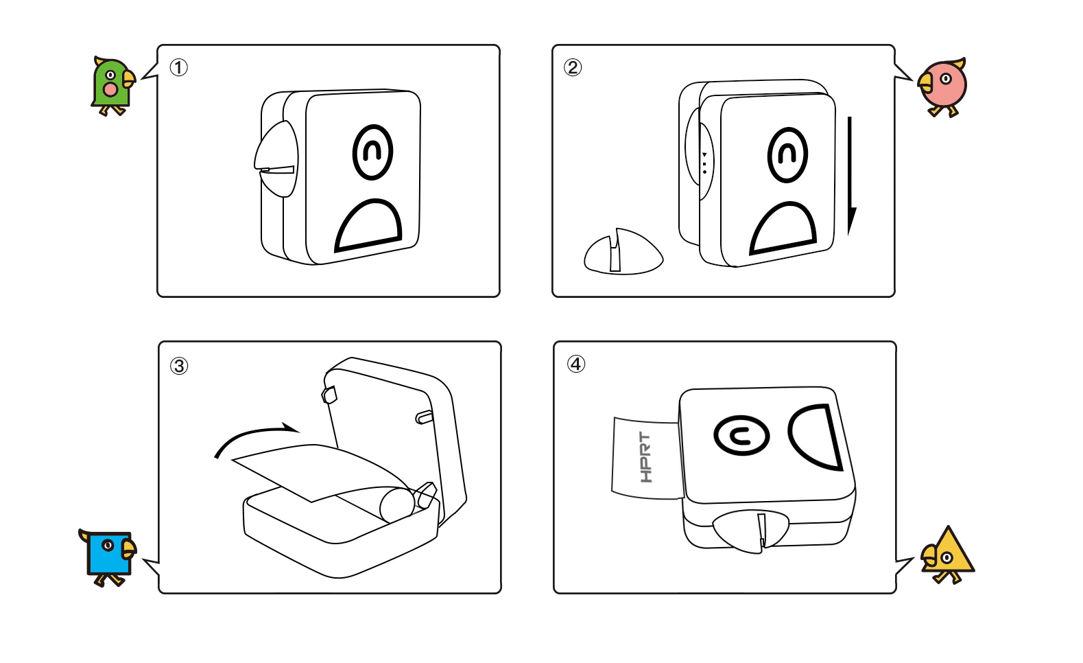 bluetooth thermal printer 58mm